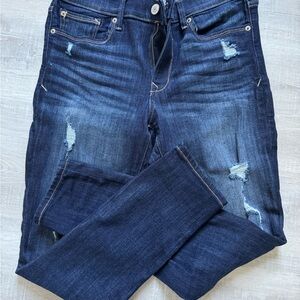 Express Distressed Blue Jeans